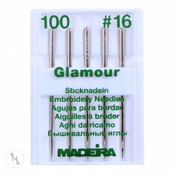 MADEIRA Sticknadeln Glamour No. 100 5er Pack 