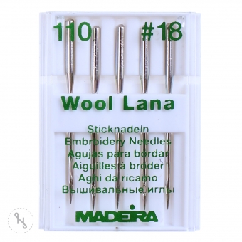 MADEIRA Sticknadeln Lana No. 110  - Wollstickgarn 