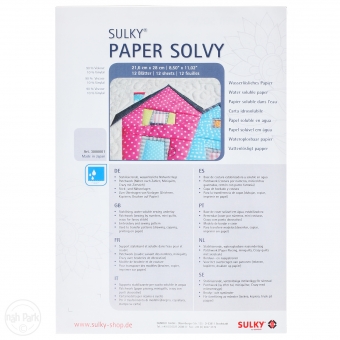 SULKY Paper Solvy 21,6cm x 28cm 