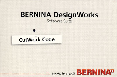 BERNINA Cutwork Software Aktivierungs - Code